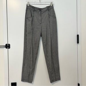 Silence + Noise Black and White Gingham Pants size 0